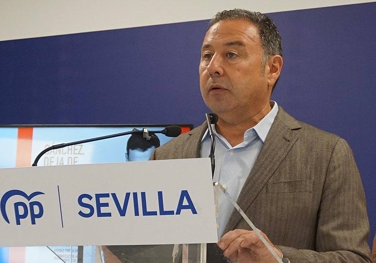 Ricardo Sánchez, presidente del PP de Sevilla