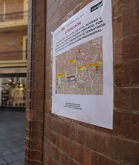 Imagen secundaria 2 - Obras y alteración del tráfico en la Cuesta del Rosario