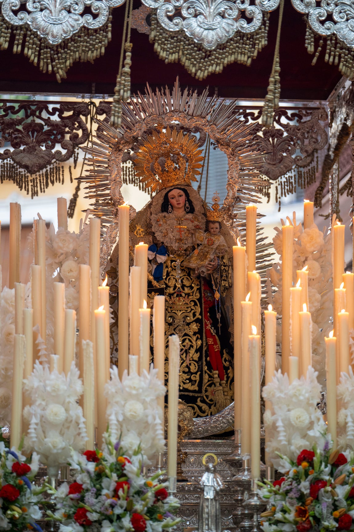 Las imágenes de la procesión de la Virgen del Carmen de Santa Catalina