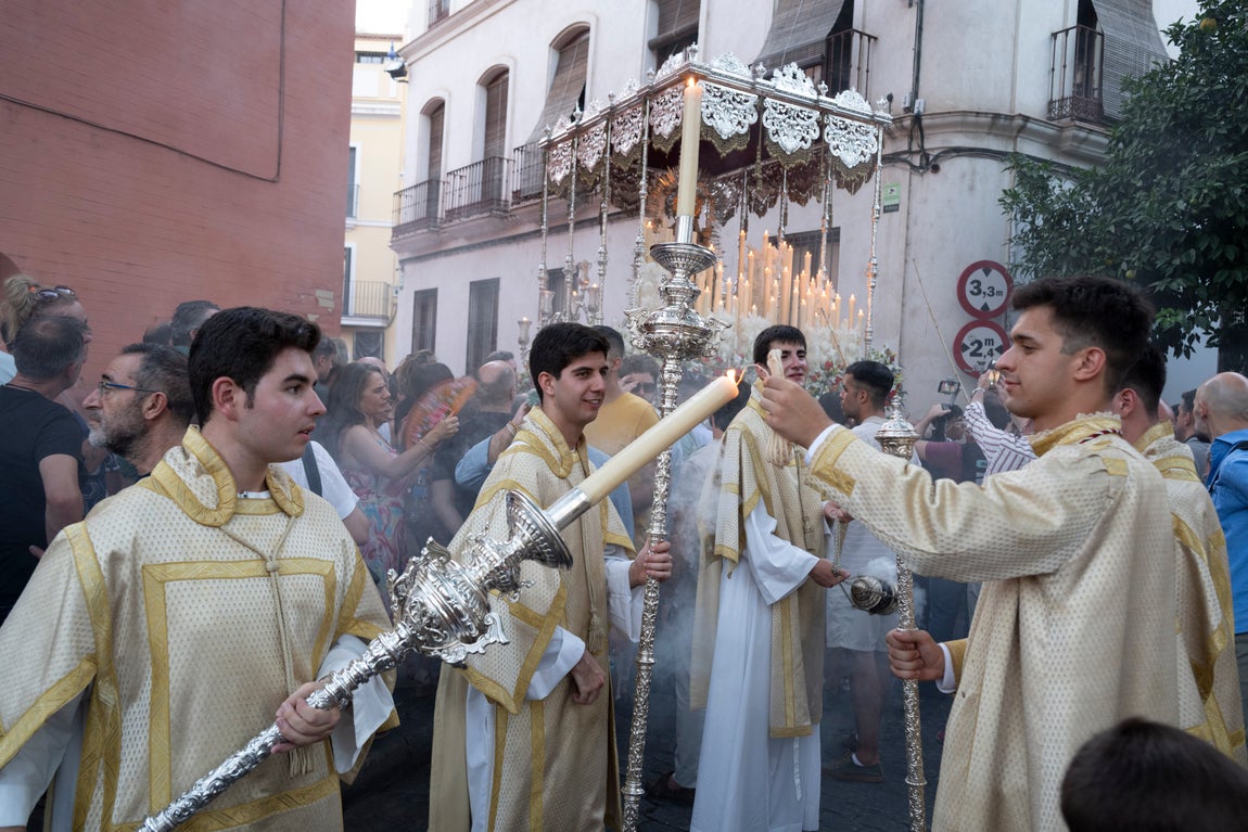 Las imágenes de la procesión de la Virgen del Carmen de Santa Catalina