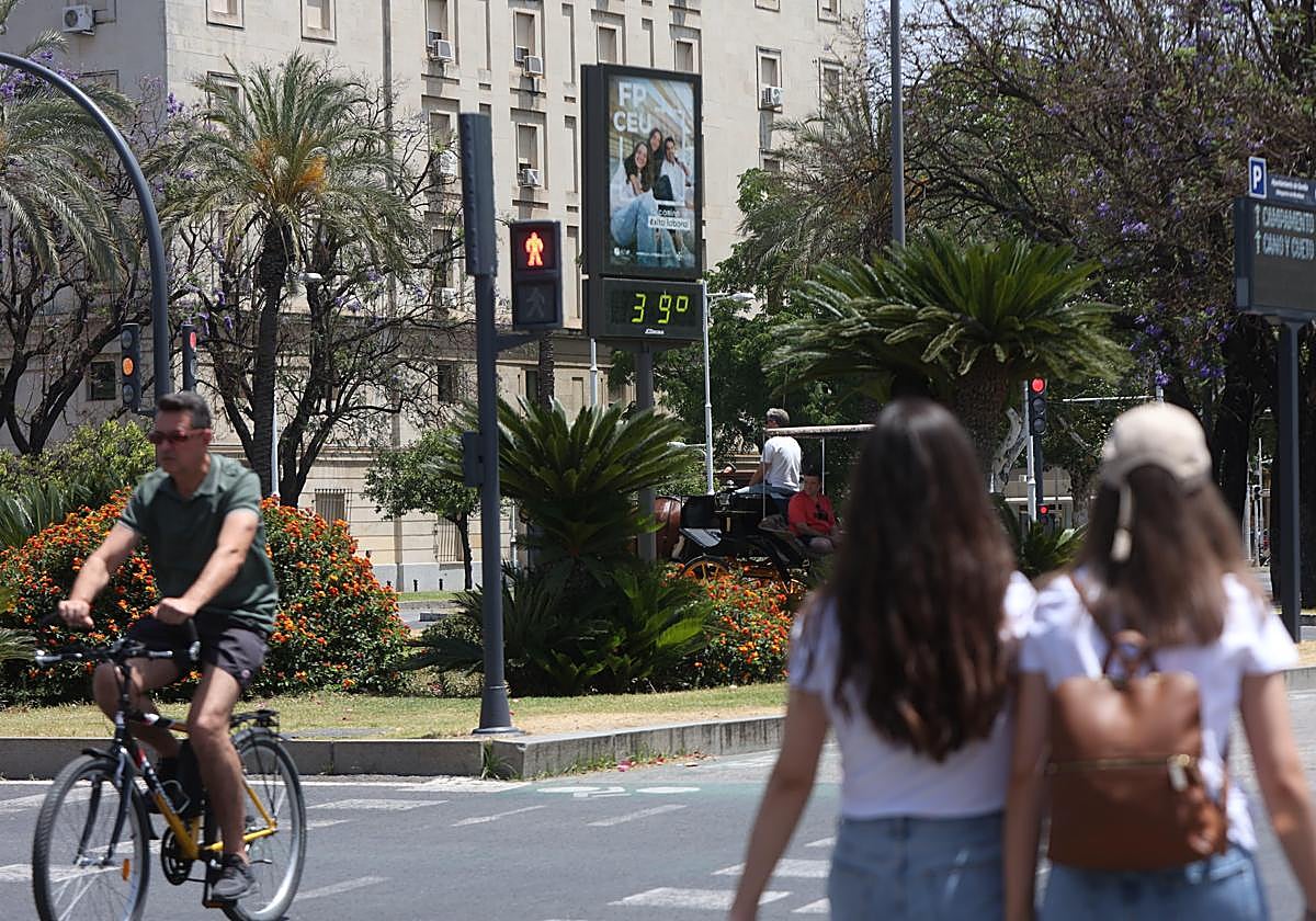 Temperaturas elevadas en Sevilla durante la ola de calor