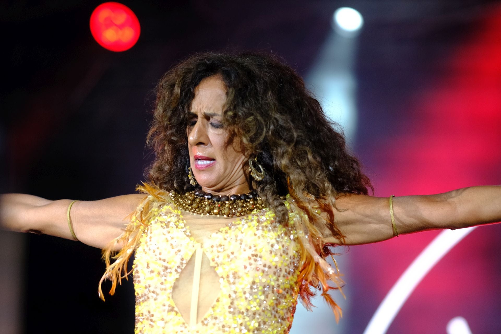 Rosario encandiló al público con su energía sobre el escenario