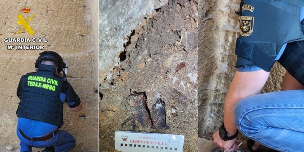 La Guardia Civil desactiva dos granadas de mano encontradas en la reforma de una casa de Osuna