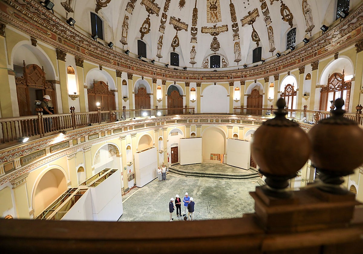 Así se encuentra el interior de la antigua iglesia de San Hermenegildo tras su restauración