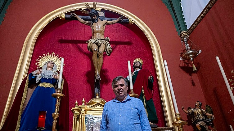 Fernando Carrasco , hermano mayor de la Lanzada: «Era el momento de traer a la banda de la Paz de Málaga, la mejor de Andalucía oriental»