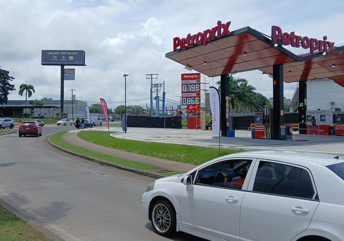 La nueva estación de servicios de Petroprix que ha abierto en Panamá