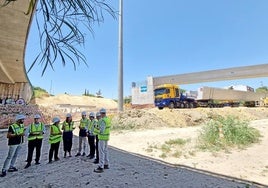 Las obras del carril bus-VAO del Aljarafe dejarán cortes de tráfico nocturnos esta semana