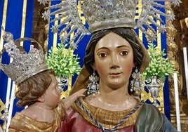 María Roldán y la Virgen de las Nieves de Olivares