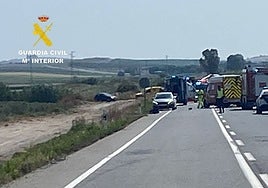 Un guardia civil en prácticas salva la vida a una mujer accidentada en Lebrija mediante un torniquete
