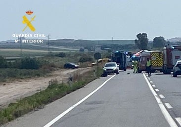 Un guardia civil en prácticas salva la vida a una mujer accidentada en Lebrija mediante un torniquete