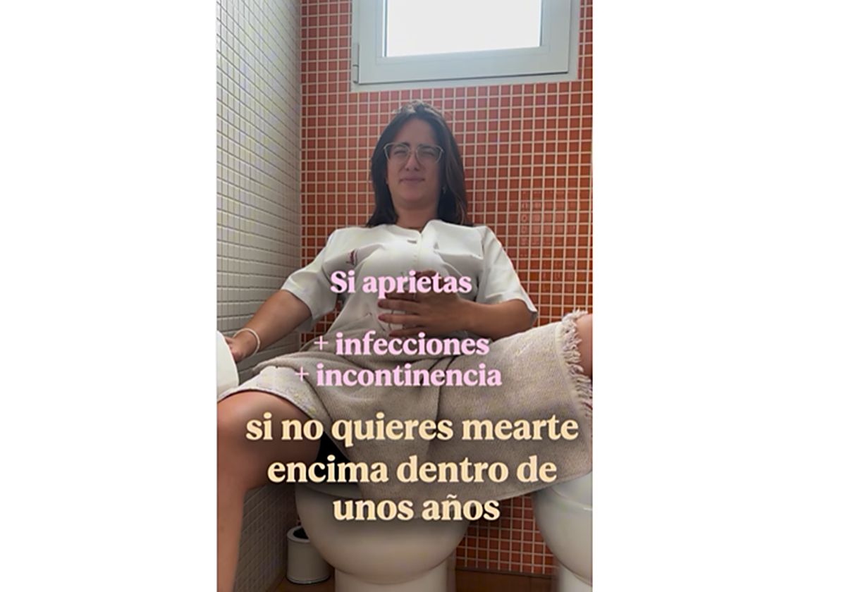 La doctora Sara Marín explica por qué apretar la barriga al hacer pipí es malo para la vejiga