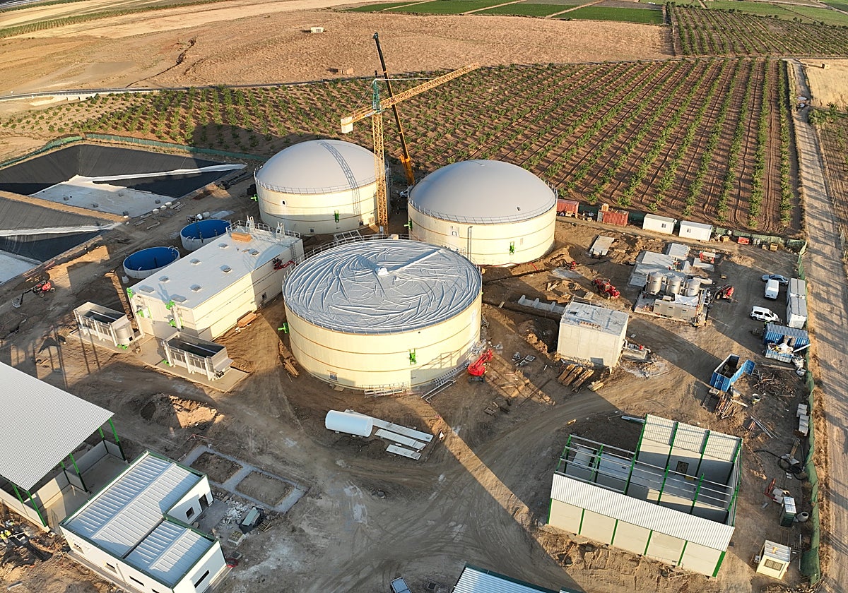 Estado actual de la construcción de la planta de La Calahorra en Granada