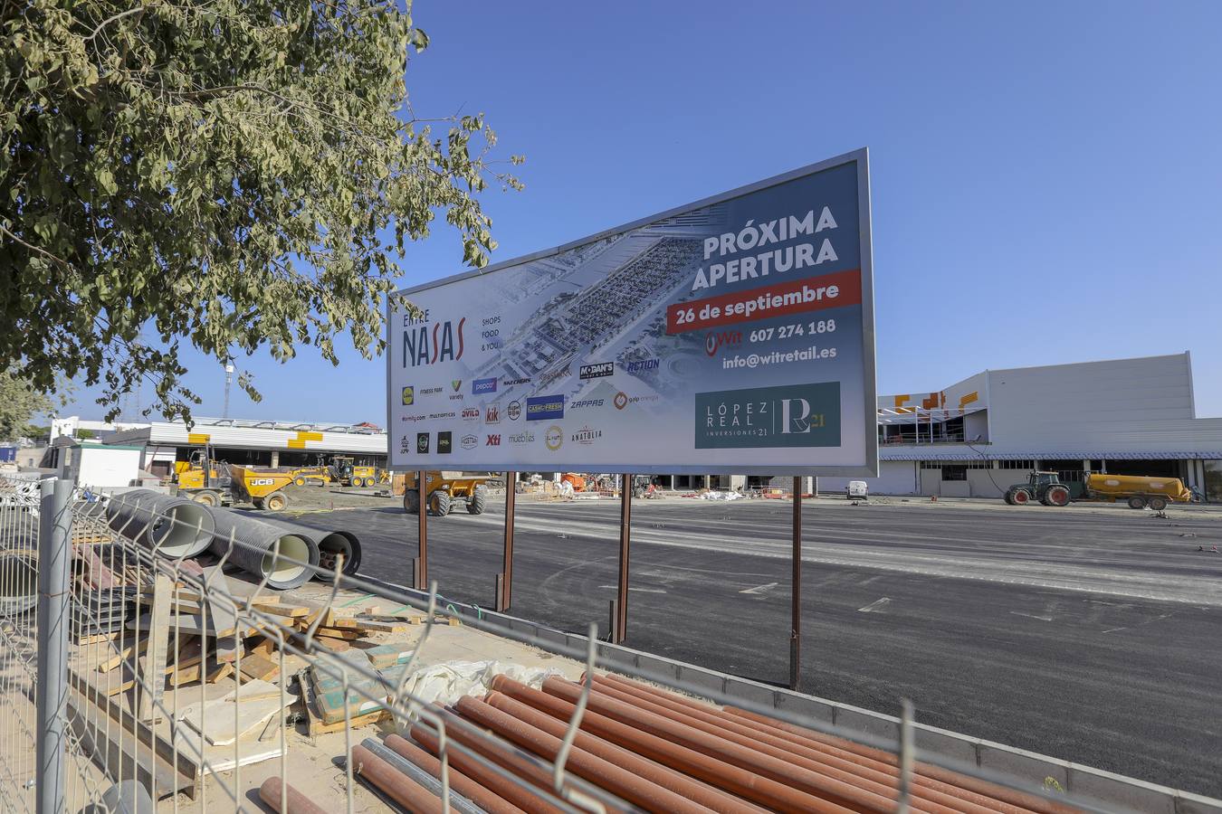 Estado actual de las obras de la nueva barriada de Entrenúcleos