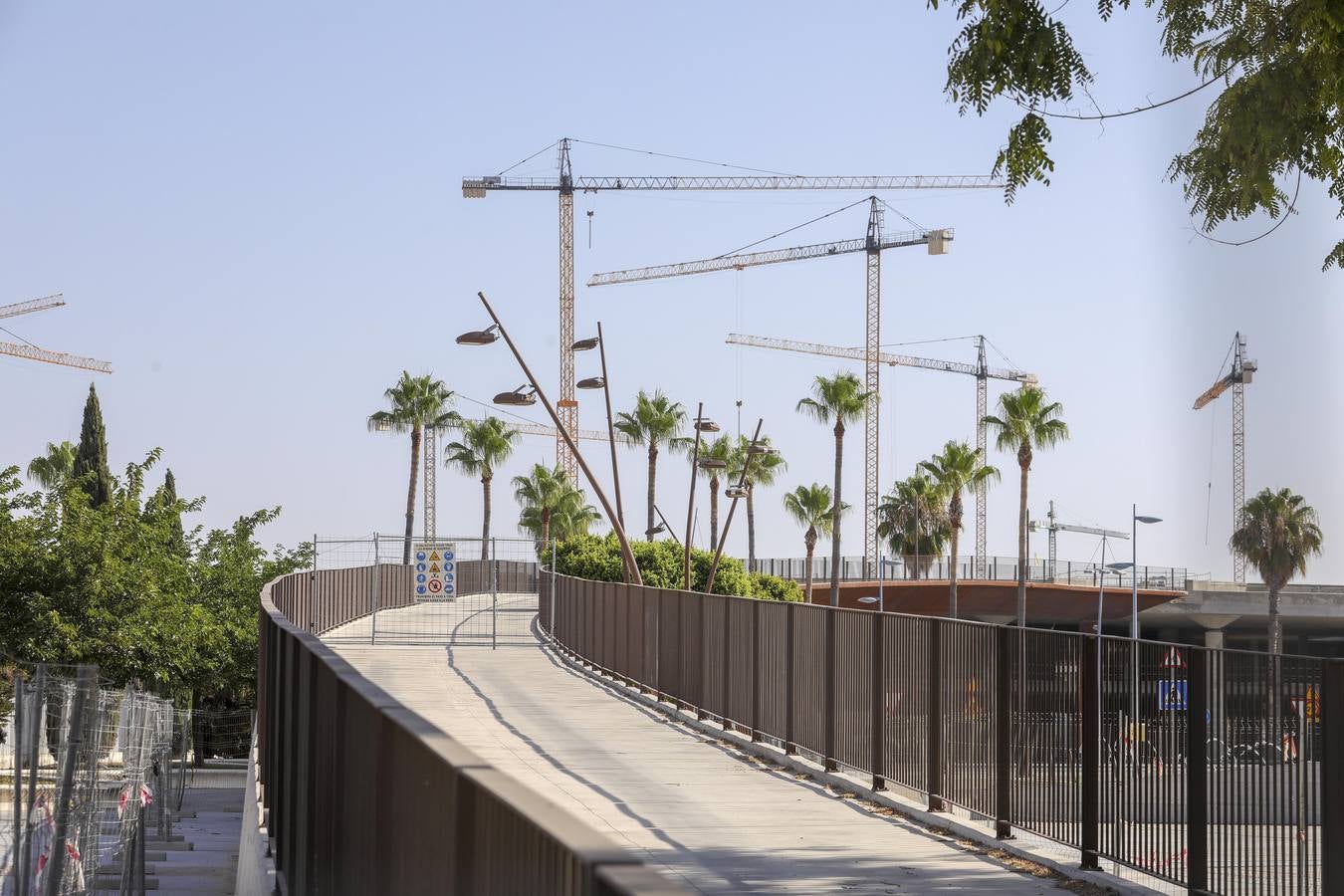 Estado actual de las obras de la nueva barriada de Entrenúcleos