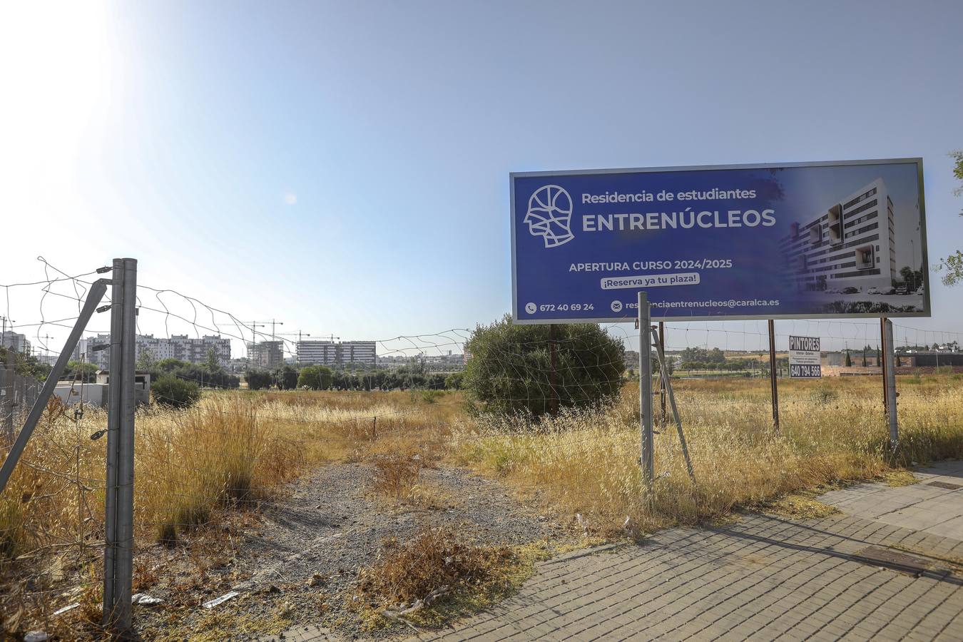 Estado actual de las obras de la nueva barriada de Entrenúcleos