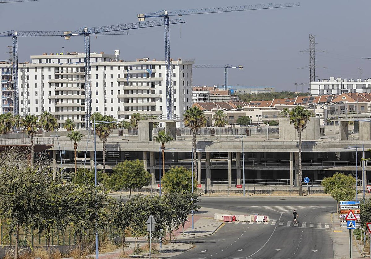 Estado actual de las obras en la nueva barriada de Entrenúcleos