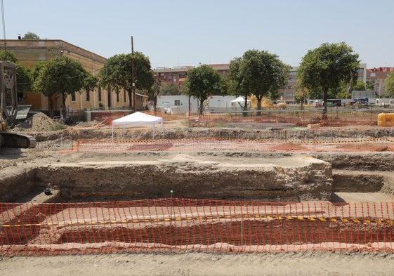 Imagen de las excavaciones//