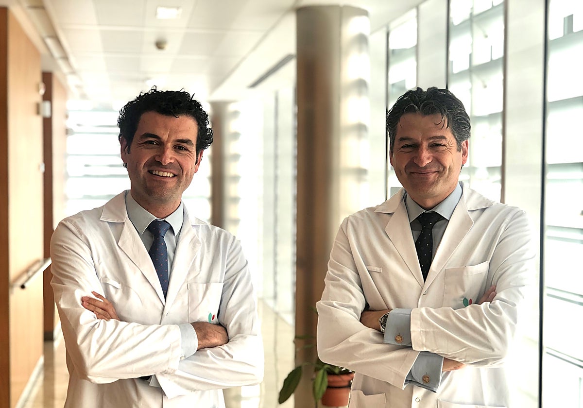 Los doctores Rafael y Mariano García de la Borbolla