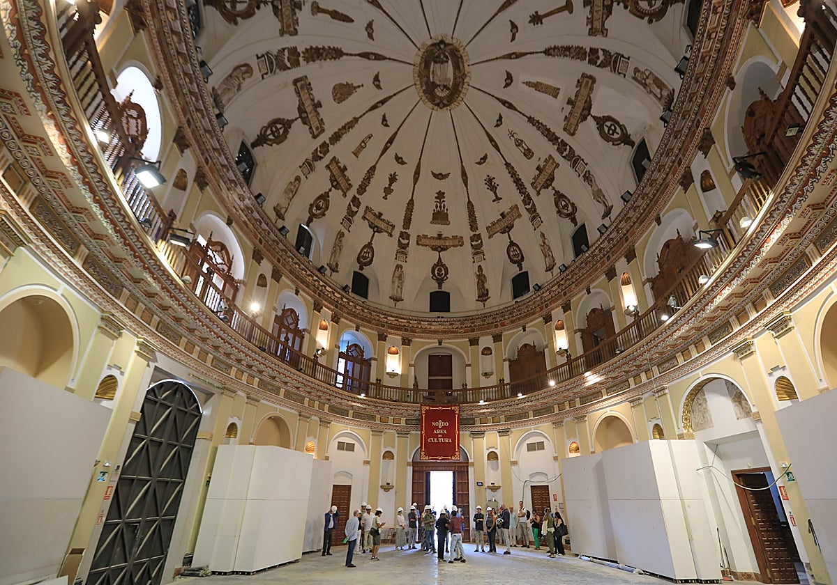 La planta elíptica de San Hermenegildo se mantendrá expedita y, puntualmente, servirá como auditorio