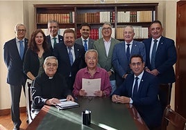 Los Javieres y la Compañía de Jesús firman la cesión de la iglesia del Sagrado Corazón