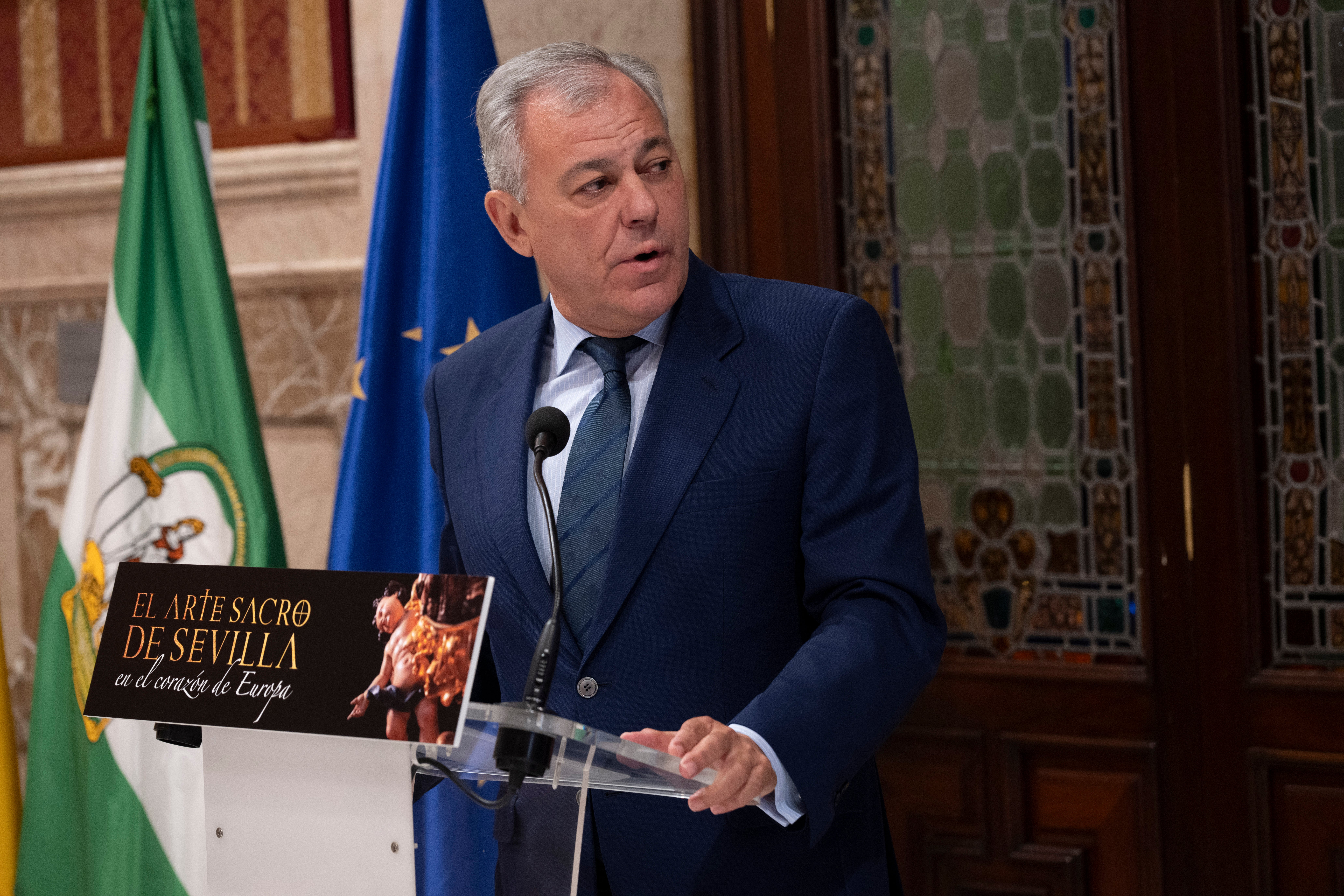 Las imágenes de la presentación de la exposición de arte sacro en Bruselas