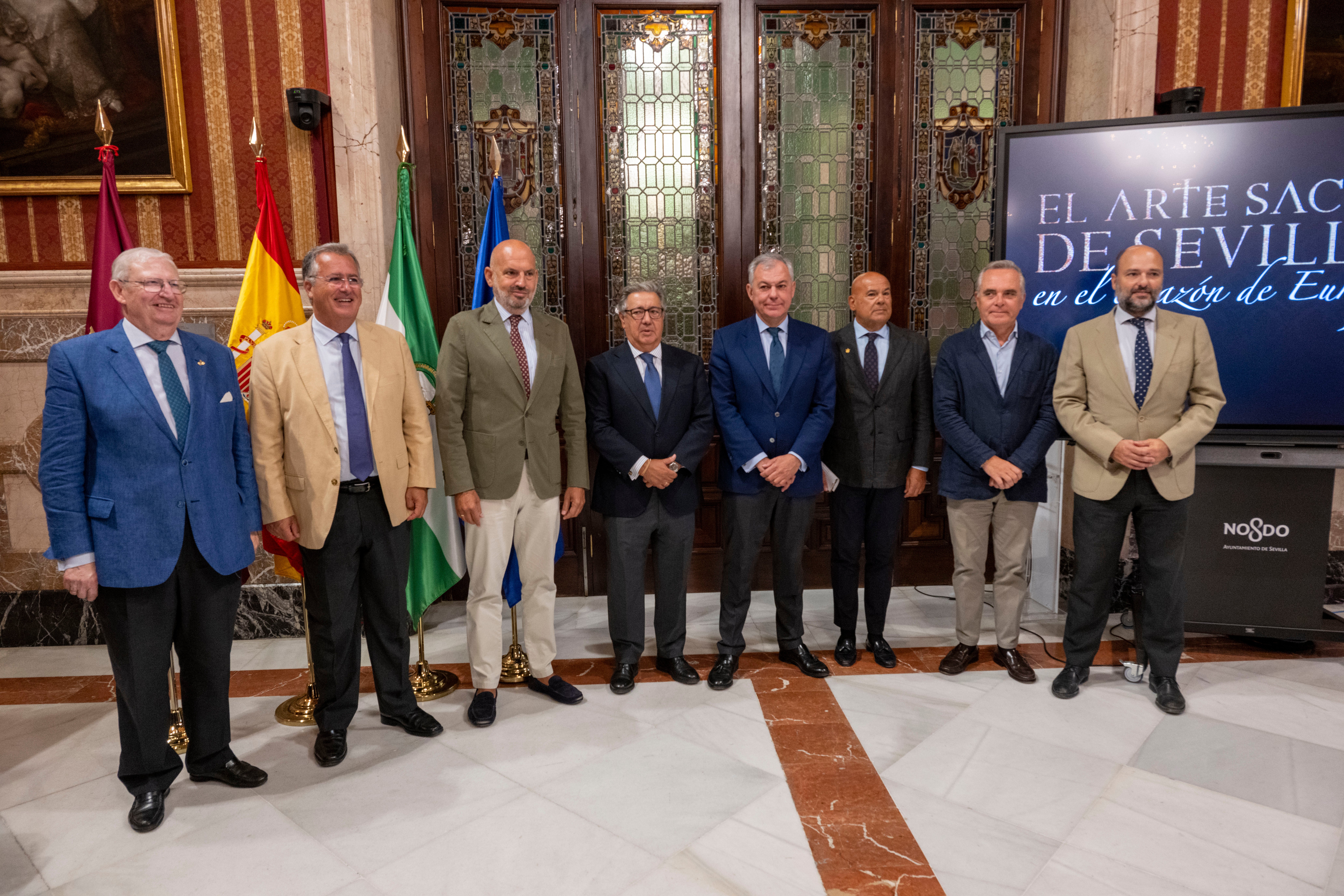 Las imágenes de la presentación de la exposición de arte sacro en Bruselas