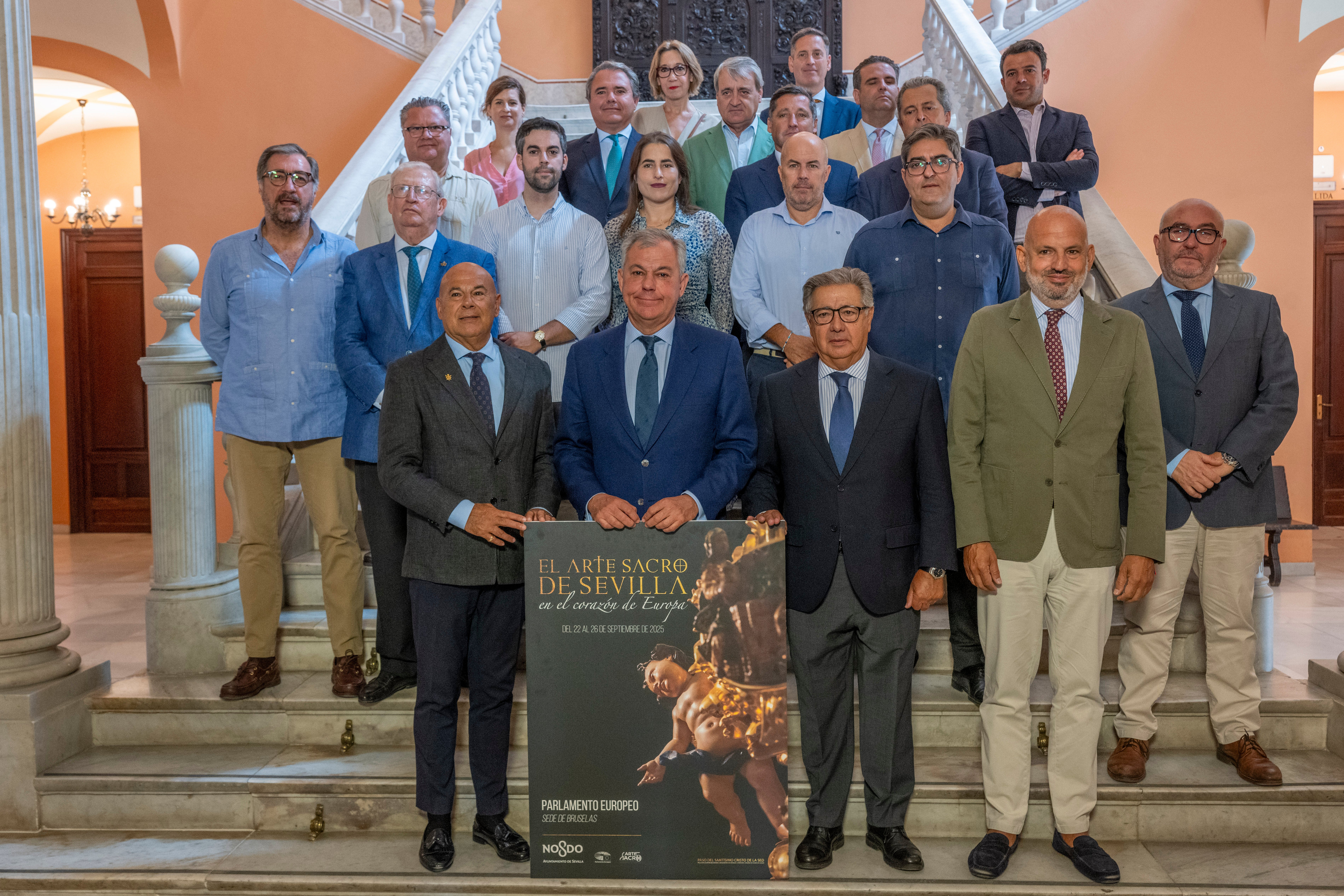 Las imágenes de la presentación de la exposición de arte sacro en Bruselas