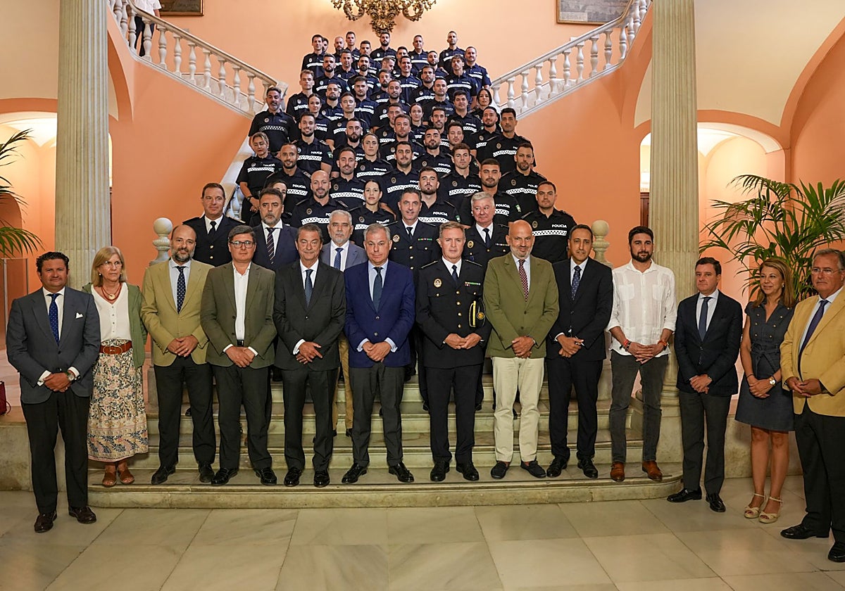 Los nuevos agentes de la Policía Local