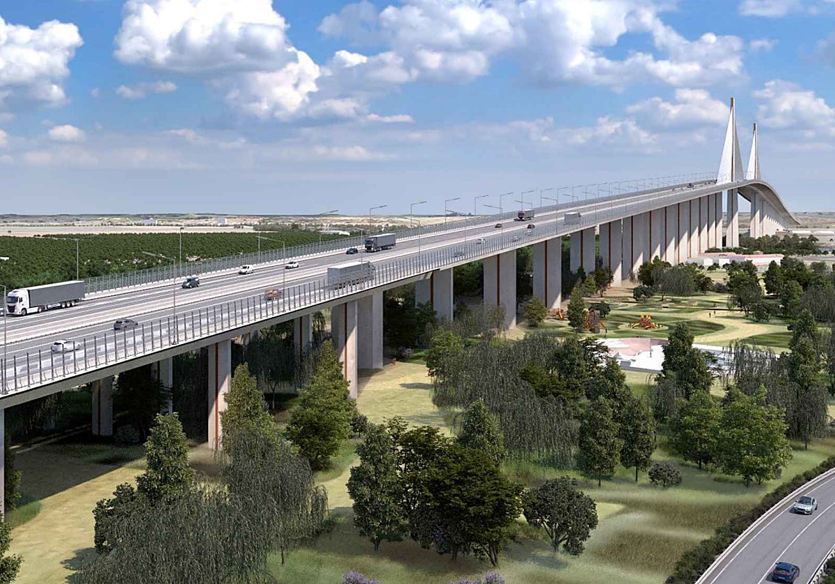 El viaducto de aproximación al puente de la SE-40 se licitará antes de final de año