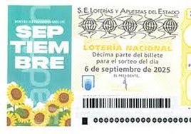El segundo premio del sorteo extraordinario de la Lotería Nacional, de 300.000 euros, toca en San José de la Rinconada