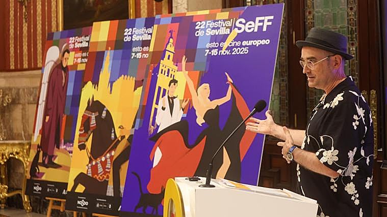 José Luis Ágreda muestra sus creaciones para el 22 Festival de Cine Europeo de Sevilla