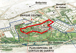 La Diputación de Sevilla proyecta un gran parque central en el Cortijo de Cuarto que anula las quejas de los ecologistas