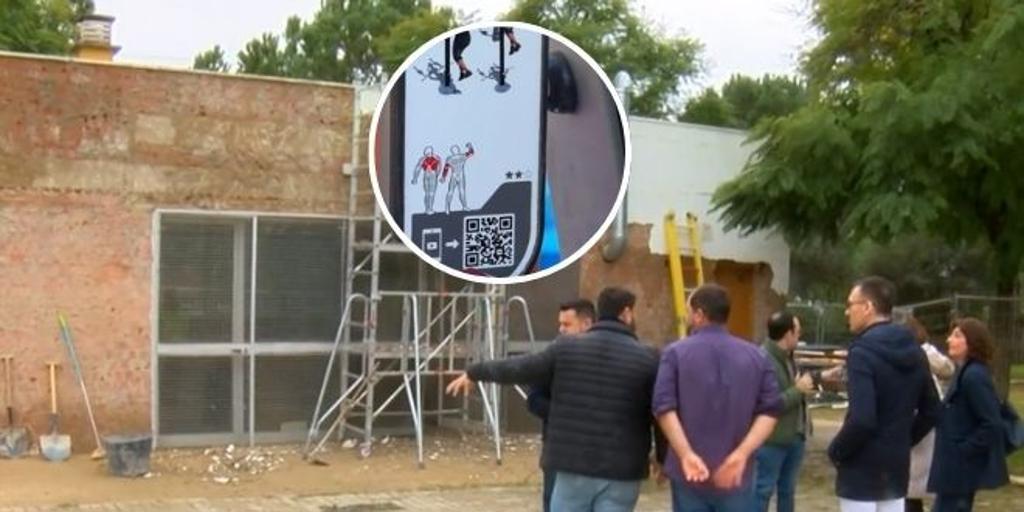 Este pueblo de Sevilla estrena el único gimnasio al aire libre de la provincia