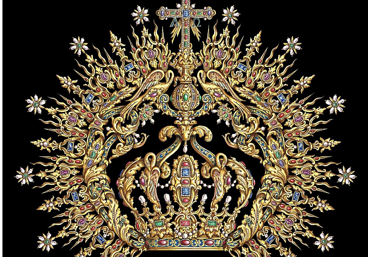 Proyecto de corona de la Virgen del Rosario de la Milagrosa