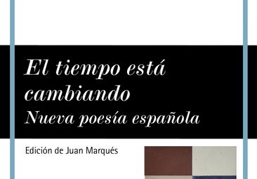 Detalle de la cubierta de la antología 'El tiempo está cambiando'