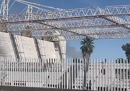 Nuevo incendio en la isla de la Cartuja de Sevilla, el tercero en una semana