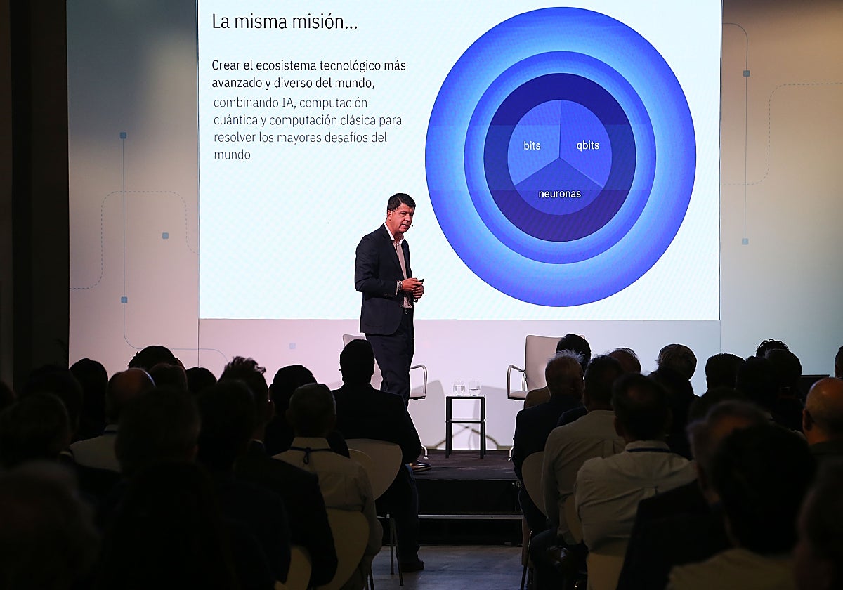 Fernando Suárez, director de Software de IBM España, en el Technology Day Sevilla