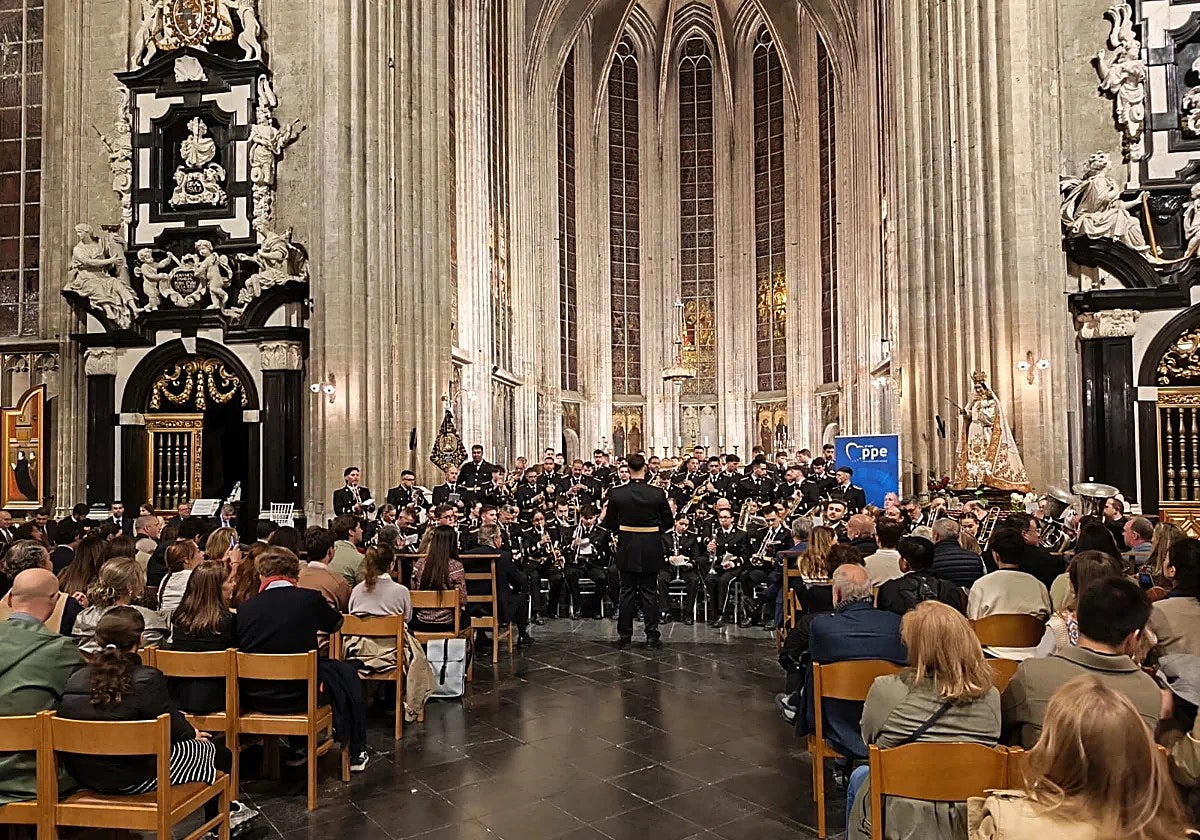 Concierto de Virgen de los Reyes en Bruselas