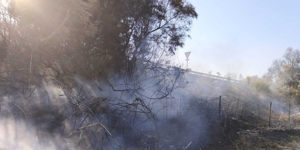 Arde en Palomares del Río un acopio de materiales de construcción