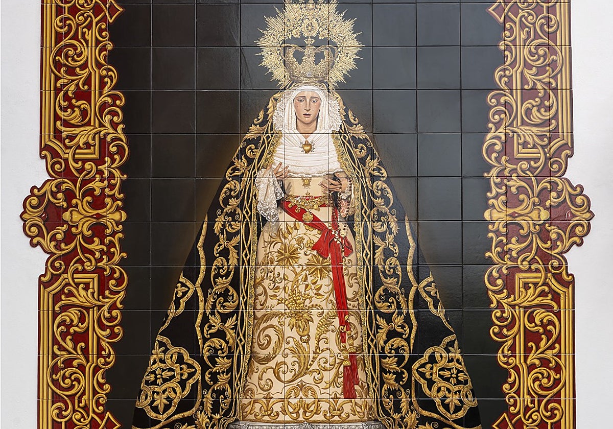 Nuevo retablo cerámico del Cerro