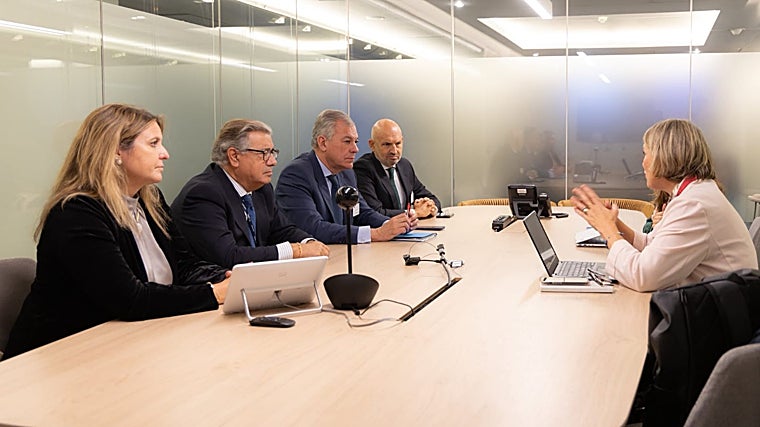 Imagen de la reunión mantenida el pasado martes