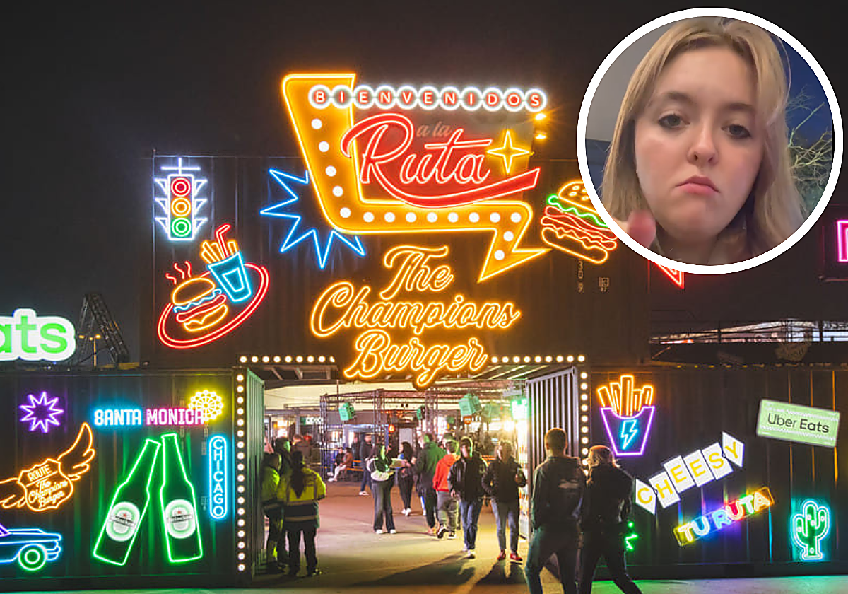 Montaje de Sophie en The Champions Burger