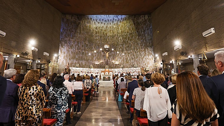 Misa en Santa María de las Flores por los 25 años de la ordenación sacerdotal de Ignacio Jiménez Sánchez-Dalp