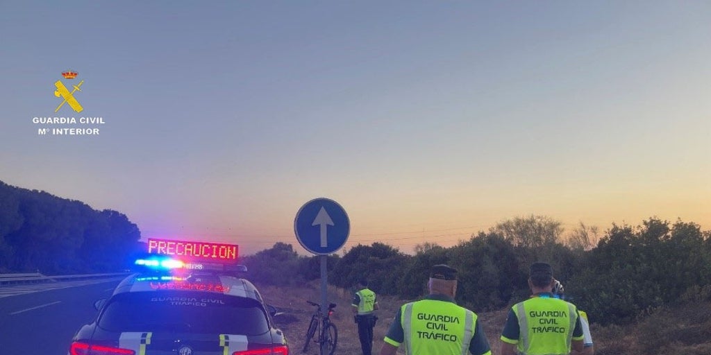 Pillan a un ciclista que circulaba bebido por la autopista AP-4 en Sevilla