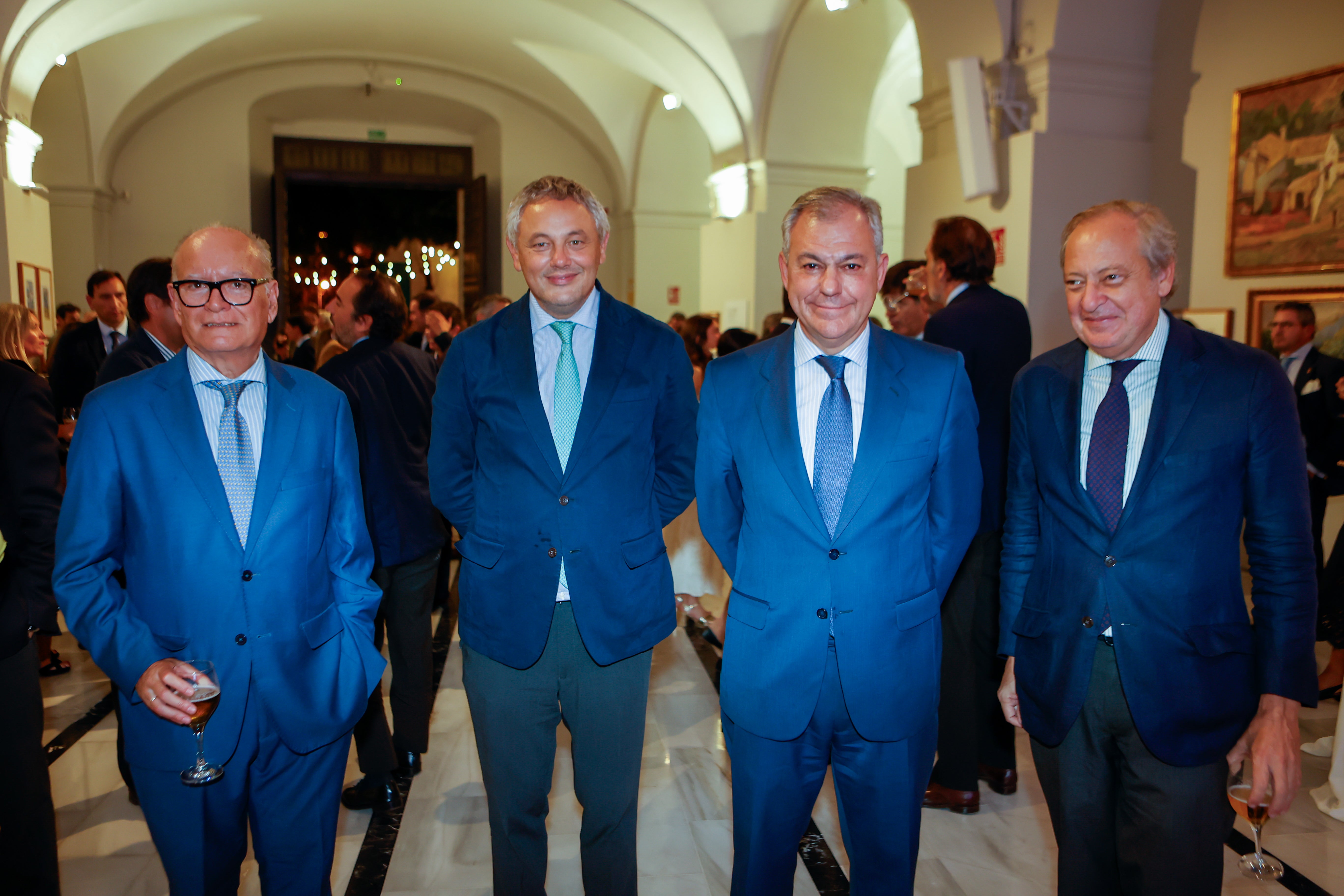 Álvaro Ybarra, Alberto García, José Luis Sanz y Álvaro Rodríguez Guitart
