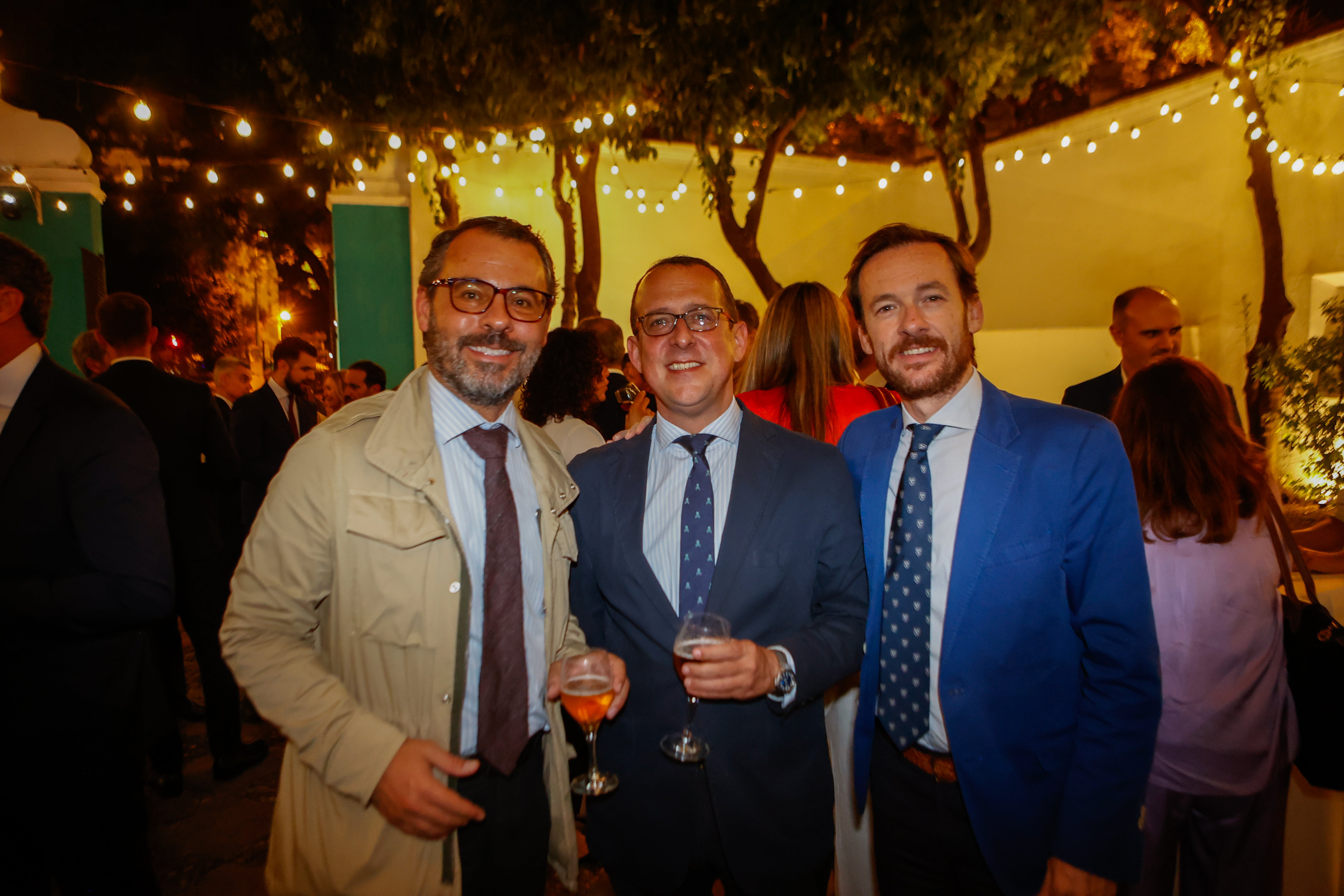 Abel Carrión, Carlos Escorza y Ángel Aguado