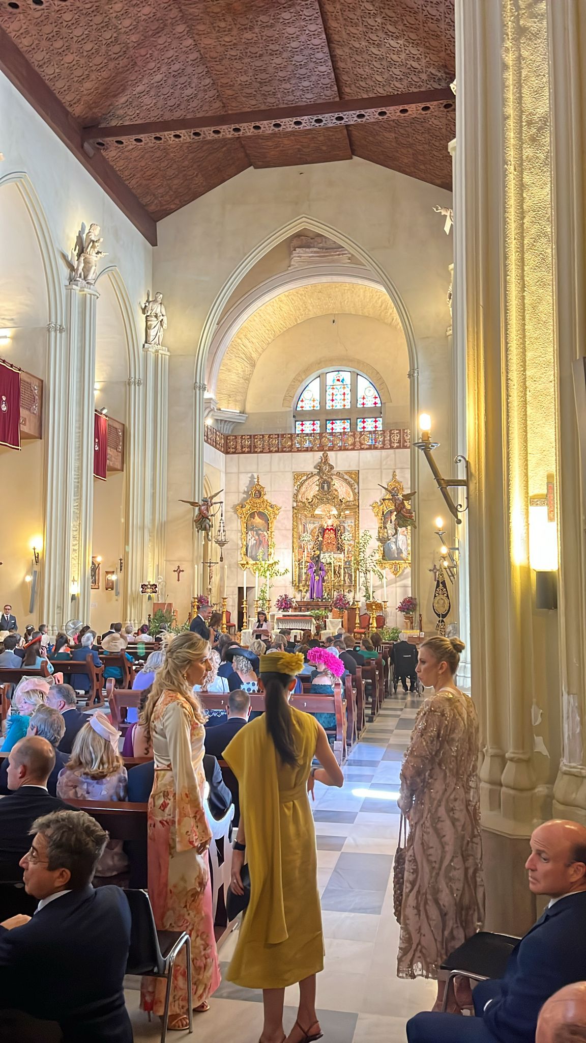 Aspecto del santuario de los Gitanos para la boda