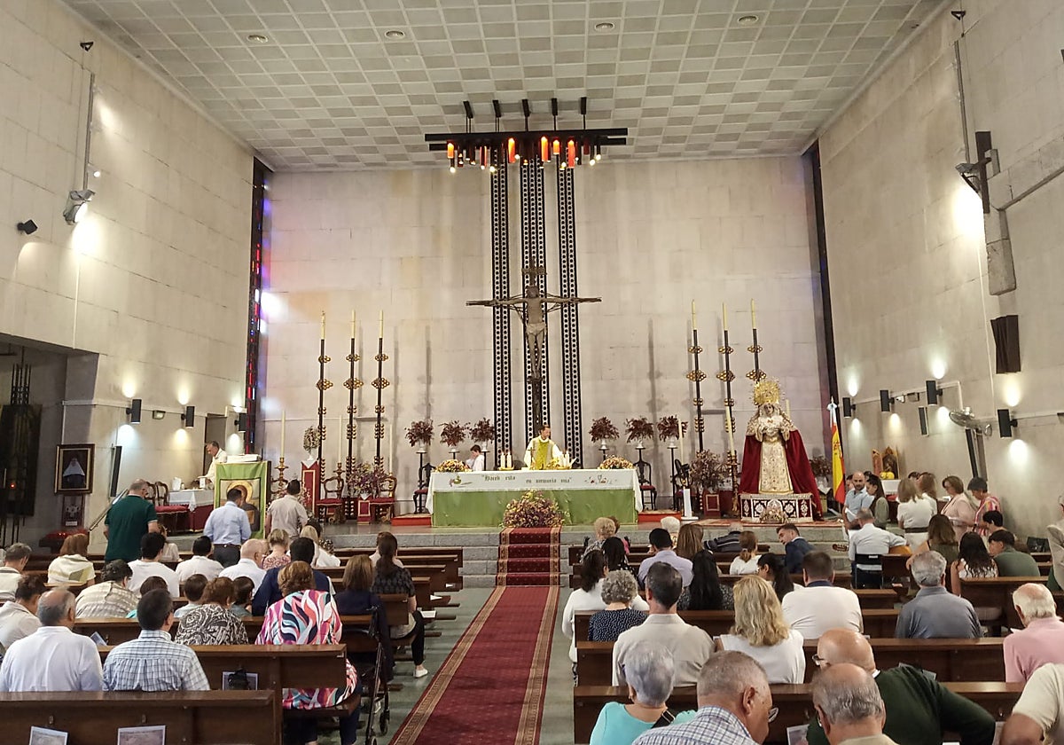 Misa en la parroquia de San Pablo