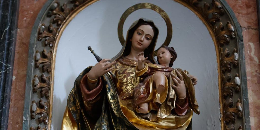 La Virgen de la Victoria del templo del Sagrado Corazón