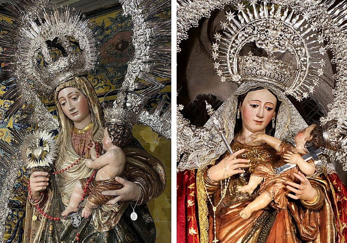 La Virgen del Amparo de la Magdalena y la Reina de Todos los Santos